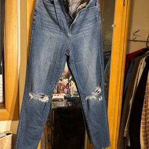 American Eagle Outfitters Dark Blue Stretch Denim Jeans